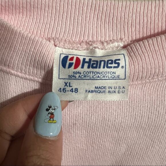 Vintage Pink Quilt Appliqué Sweater - Picture 4 of 4